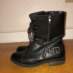 Black Combat Boots